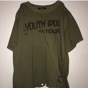 green youth idol tee